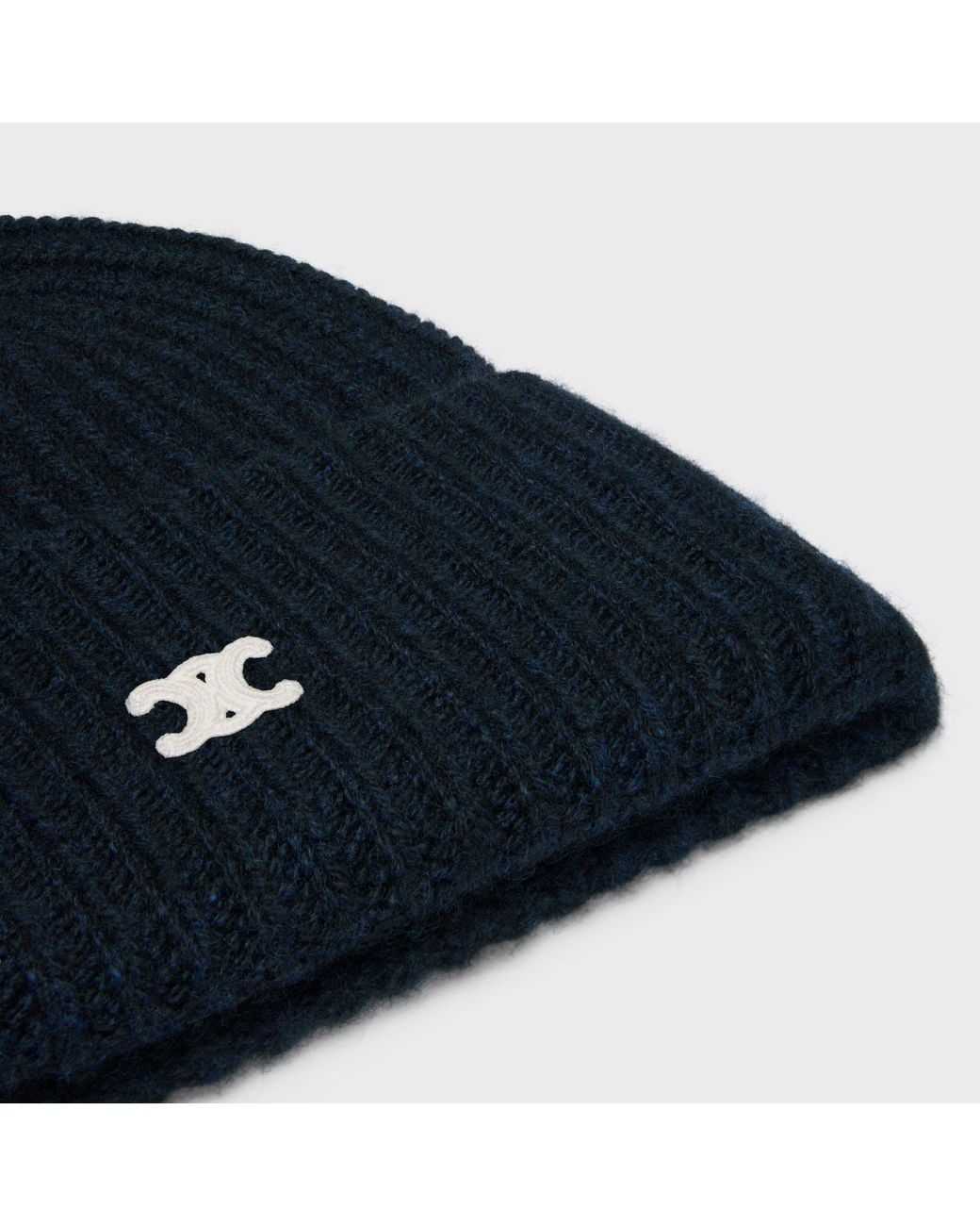 Céline Blue Triomphe Beanie