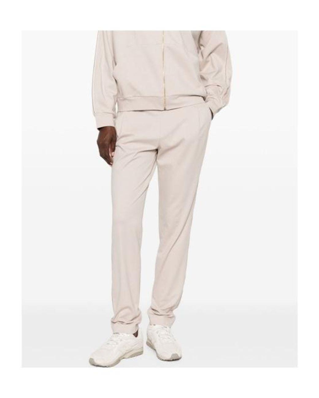 Fabiana Filippi White Straight-Leg Casual Trousers