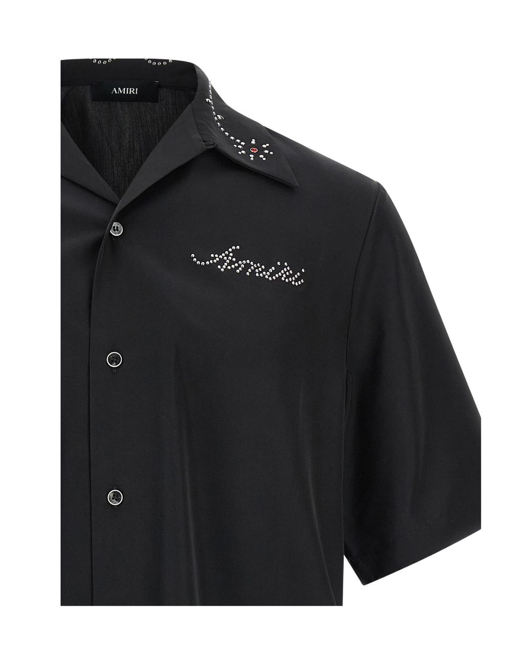 Amiri Black Stud Camp' Shirt for men