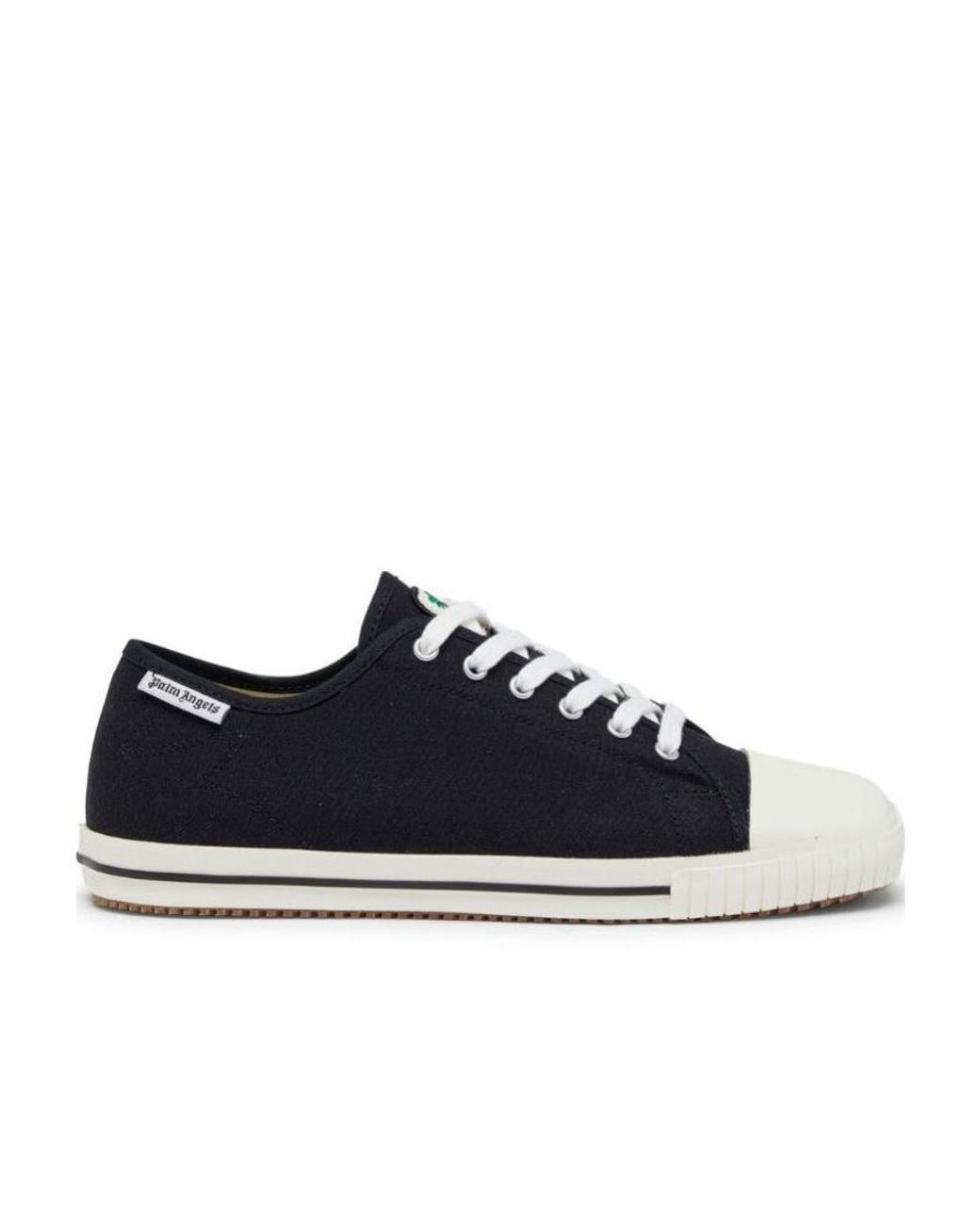 Palm Angels Black Vulcanised Low-Top Sneakers for men