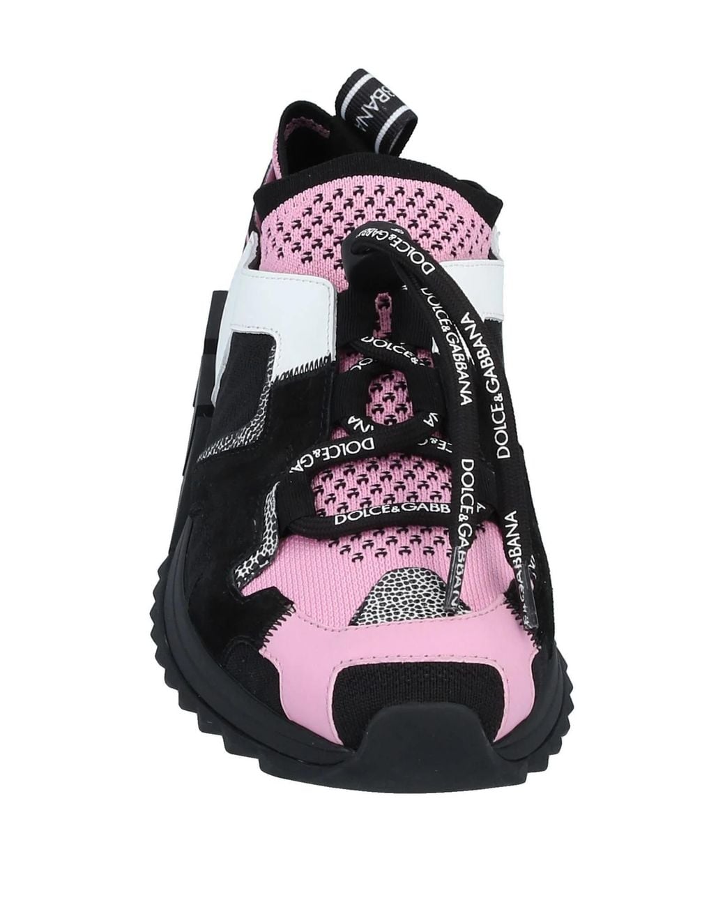 Dolce & Gabbana Black Color Block Sneakers