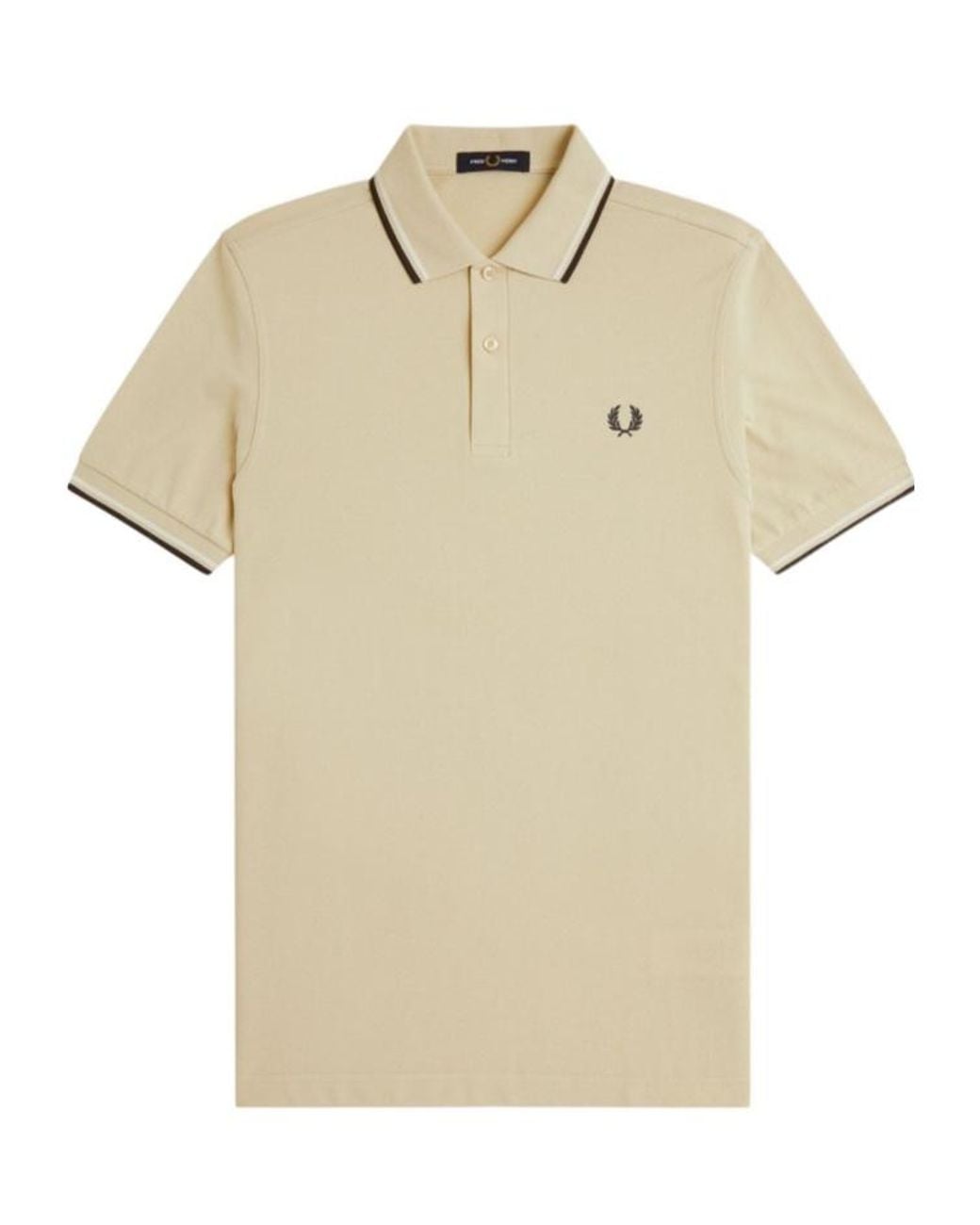 Fred Perry Natural Short-Sleeved Polo Shirt for men