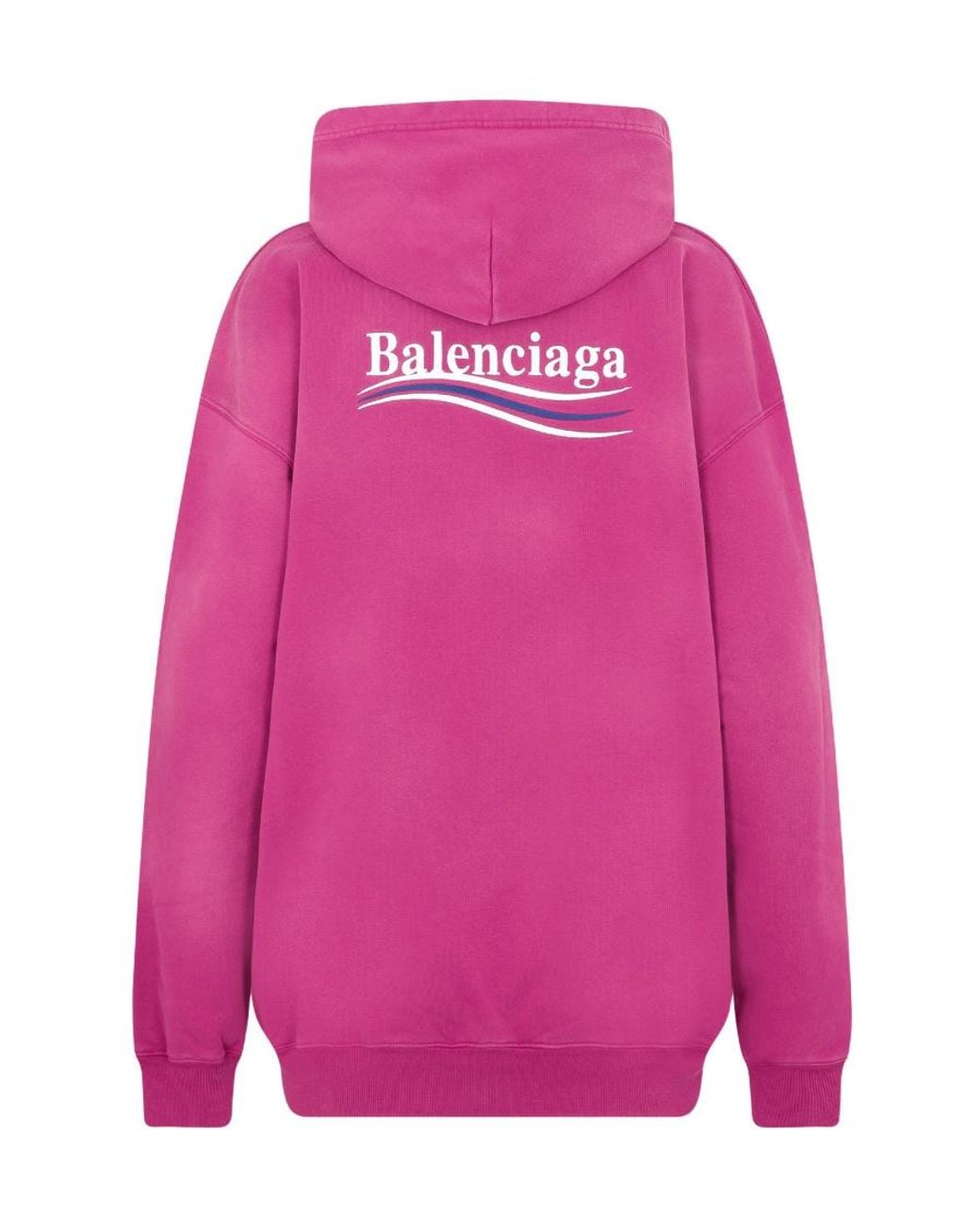 Balenciaga Pink Political Campaign Medium Fit Hoodie