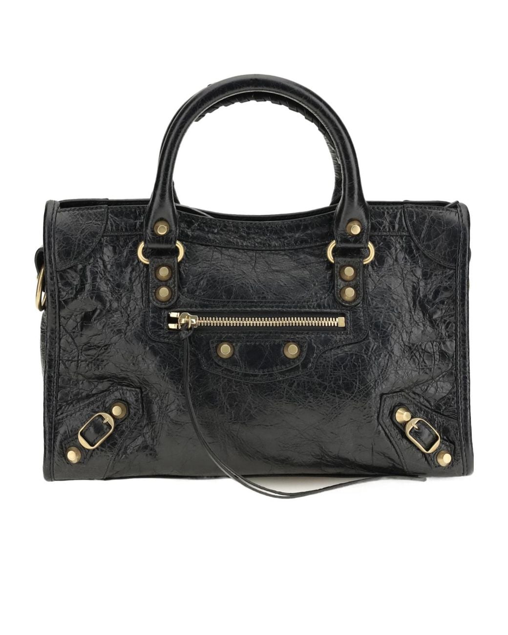 Balenciaga Black Le City Small Shoulder Bag