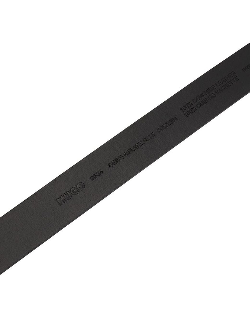 Boss Black Logo Belt for men