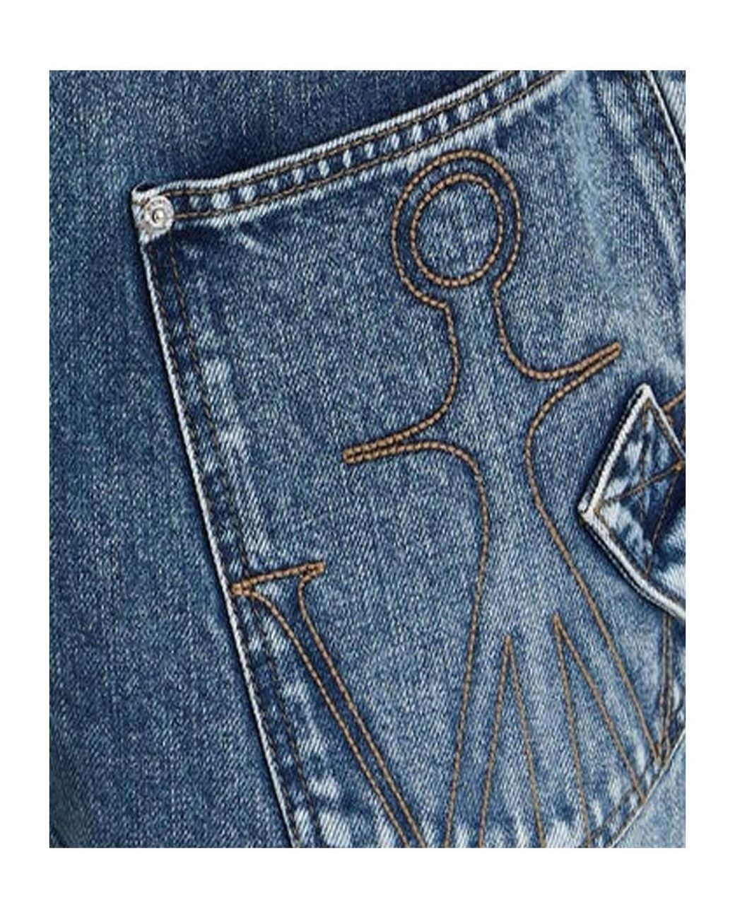 J.W. Anderson Blue Jw Anderson Twisted Workwear Jeans for men