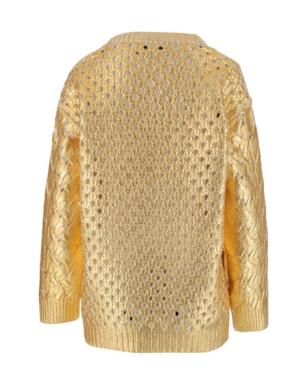 Valentino Metallic-Effect V-Neck Cardigan