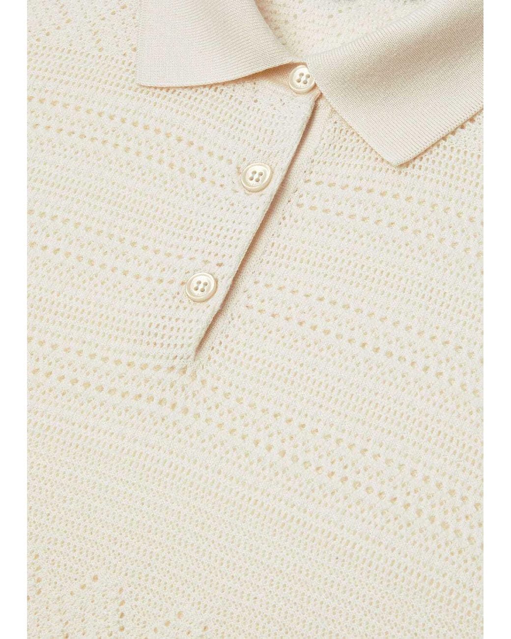 Loro Piana White Royal Lightness Polo Shirt