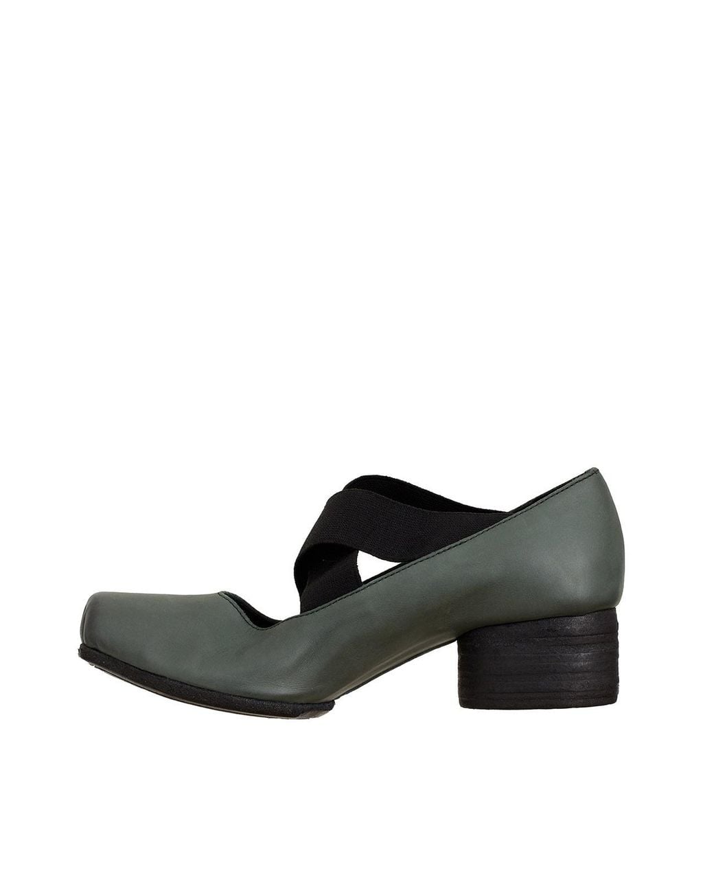 Uma Wang Black High-Heeled Ballet Shoes