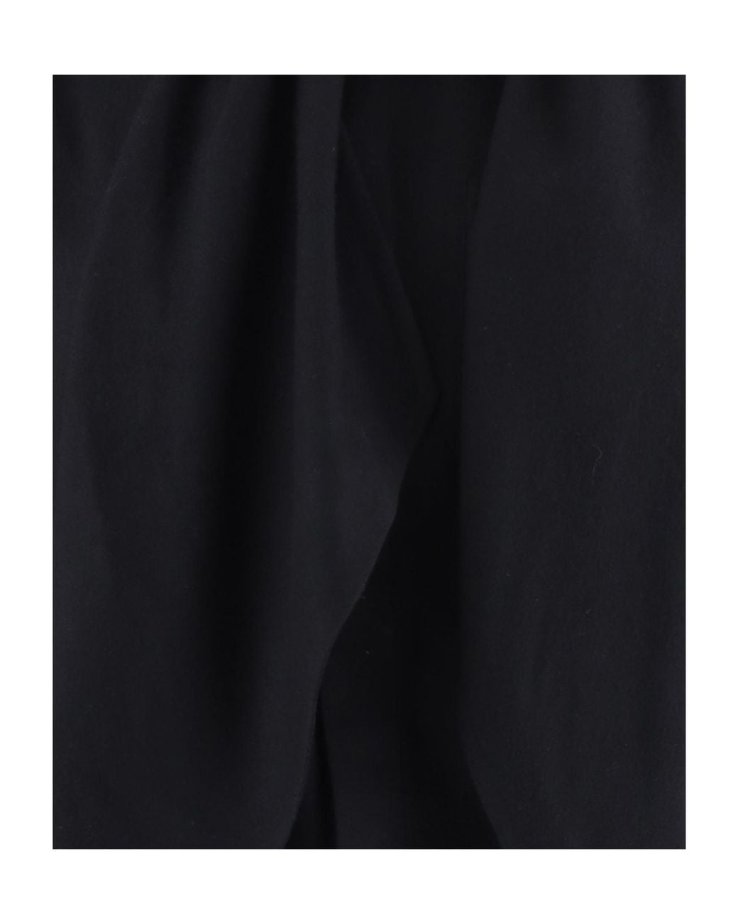 ALAINPAUL Blue Draped Scarf Detail Shirt