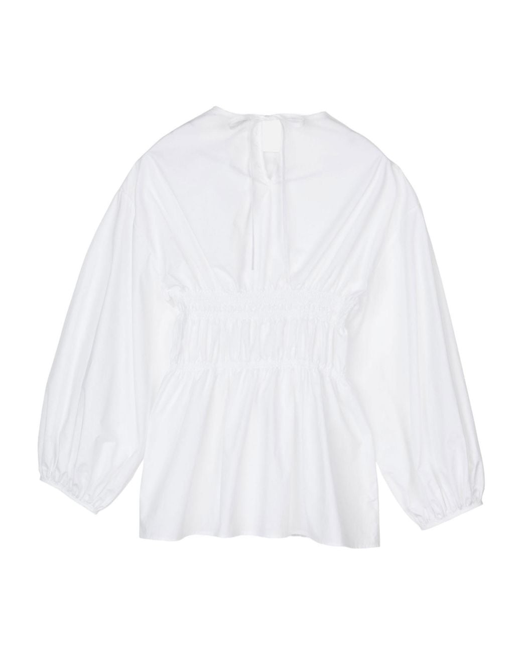 CECILIE BAHNSEN White Long-Sleeved Top