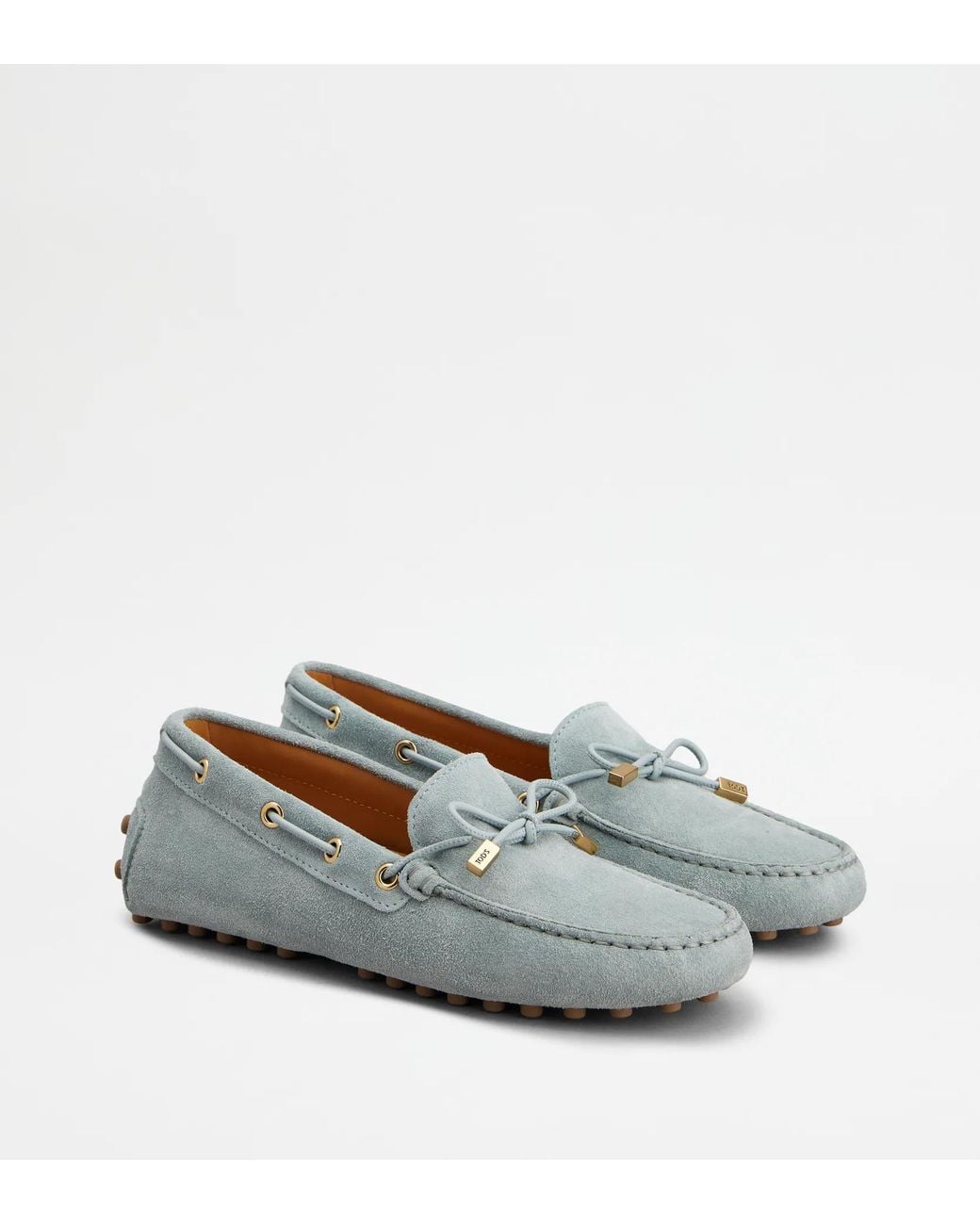 Tod's Gray Gommino Loafers