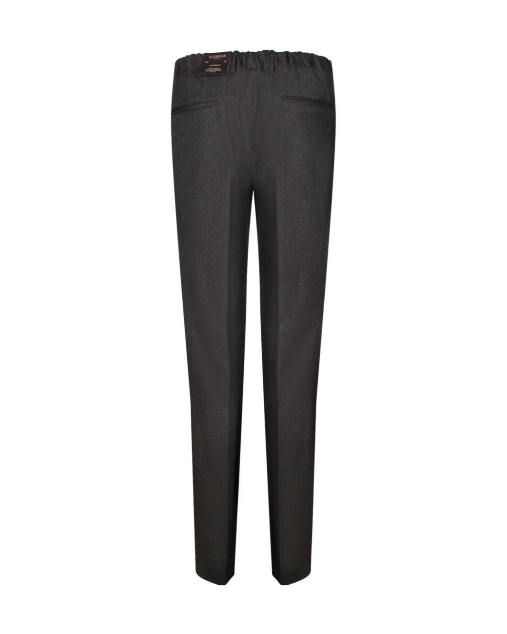 Incotex Gray Slim Fit Wool Pants for men