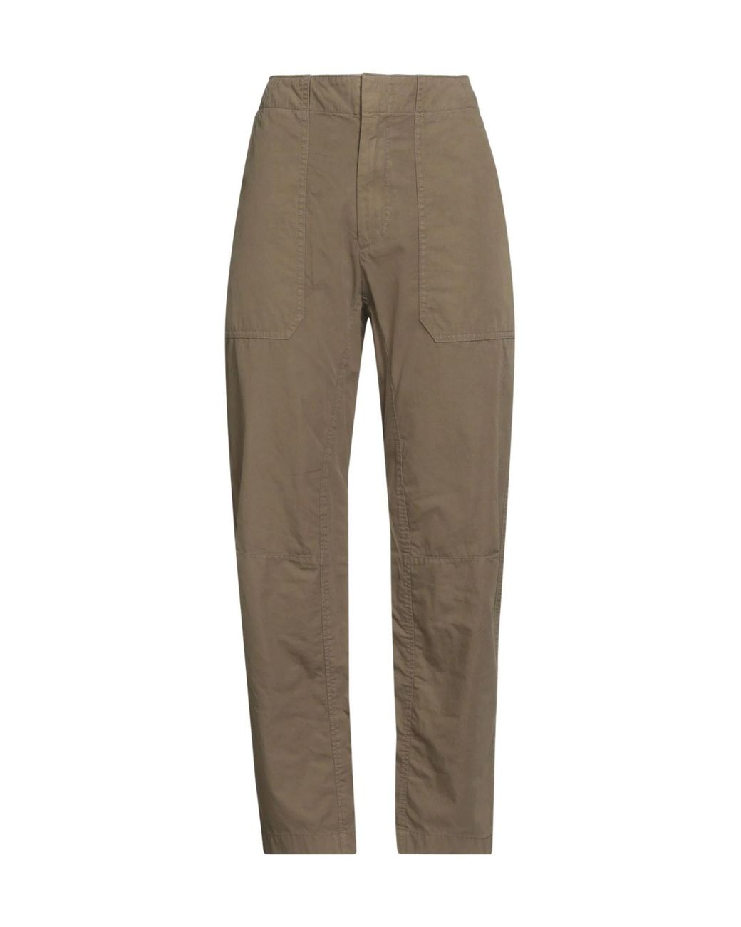 Rag & Bone Gray Solid Straight-Leg Trousers