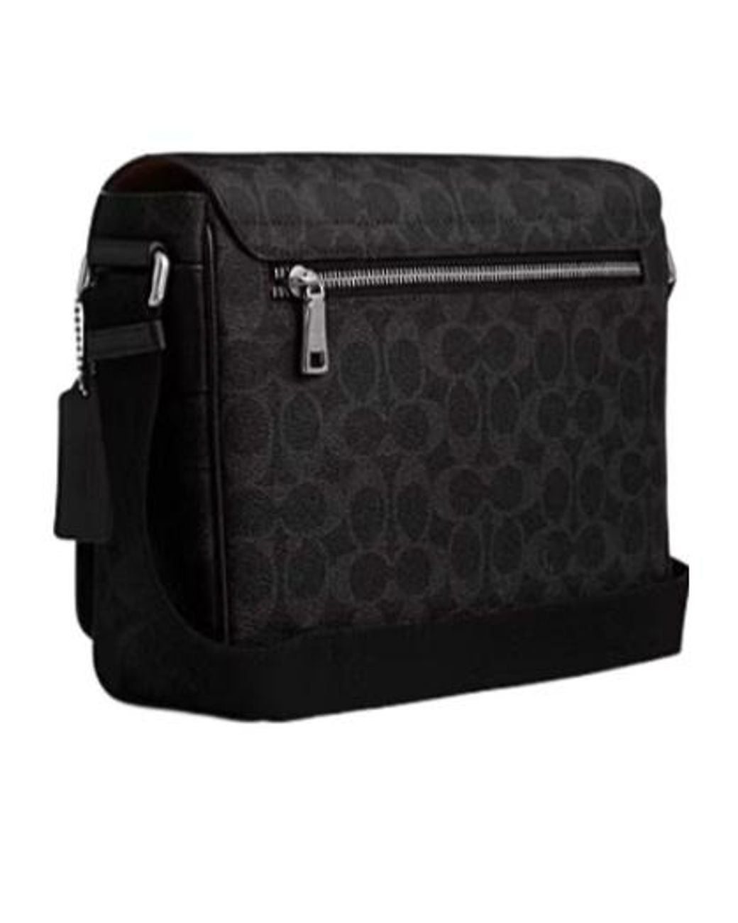 COACH Black Jack Flap Messenger Bag for men