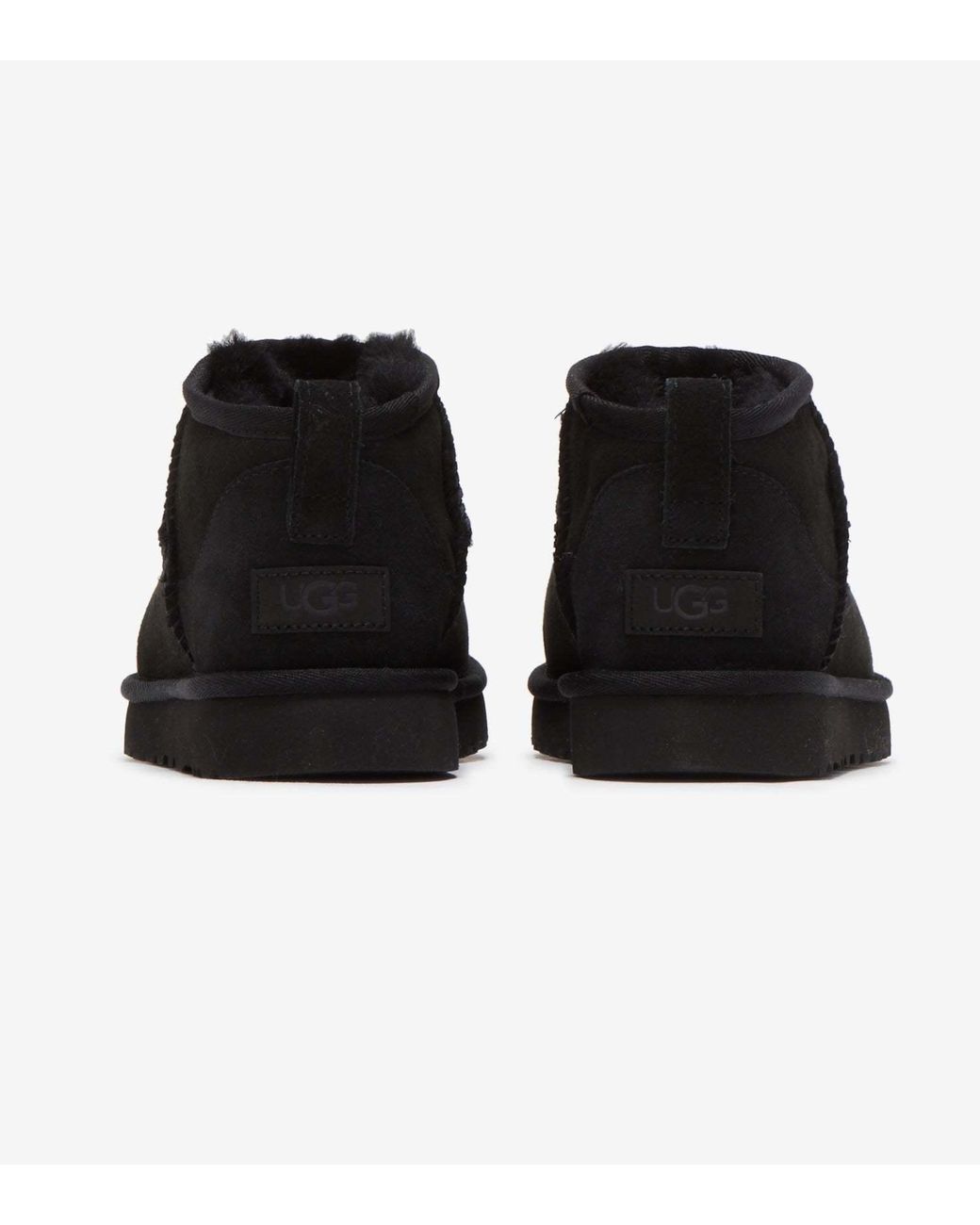 Ugg Black Classic Ultra Mini Ankle Boots