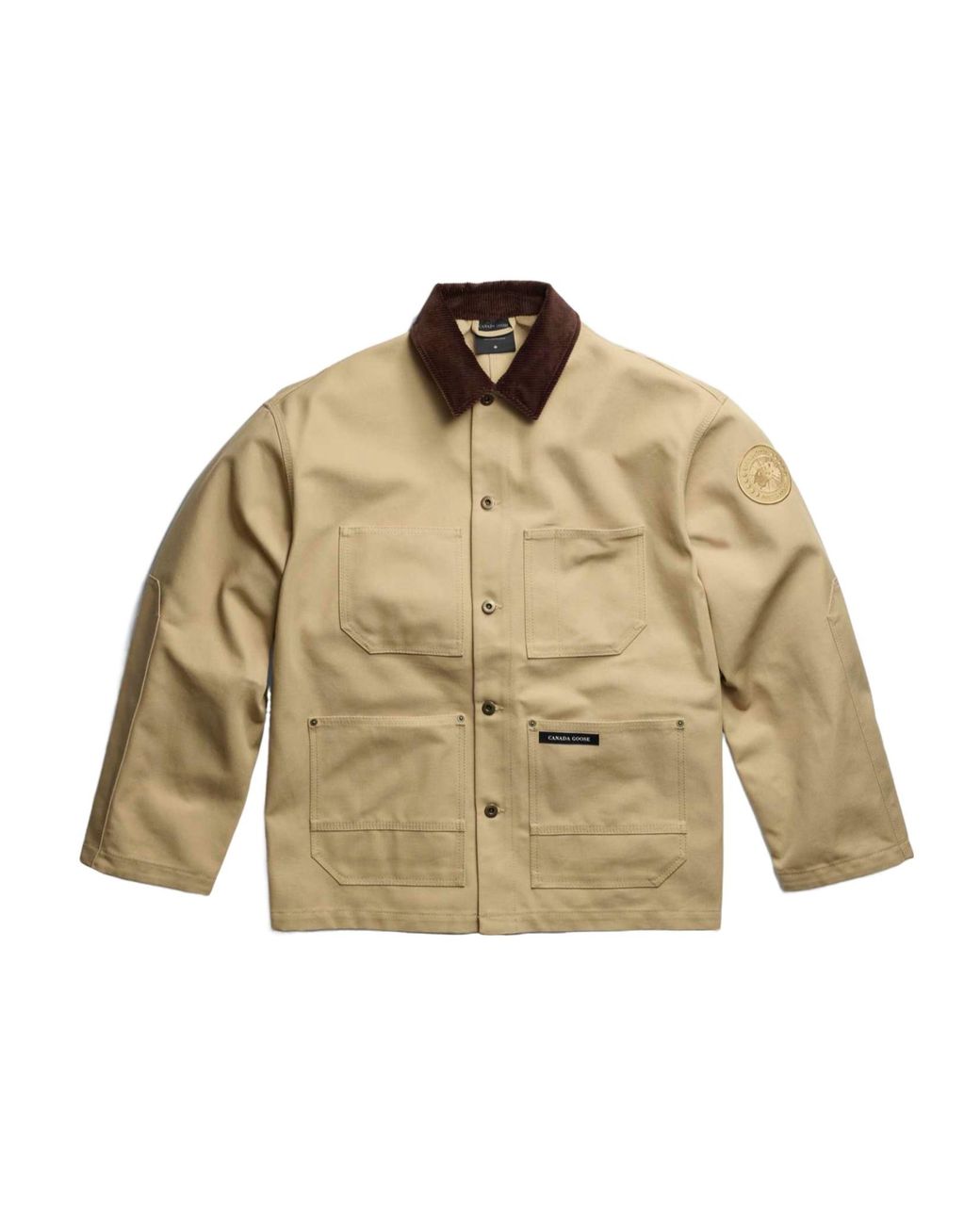Canada Goose Natural Beaumont Corduroy-Collar Jacket for men