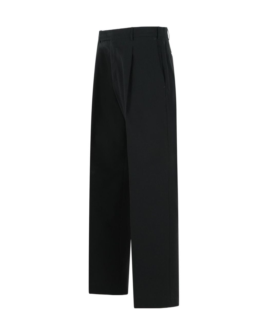 PT01 Black Pt Torino Quindici Pleated Pants for men