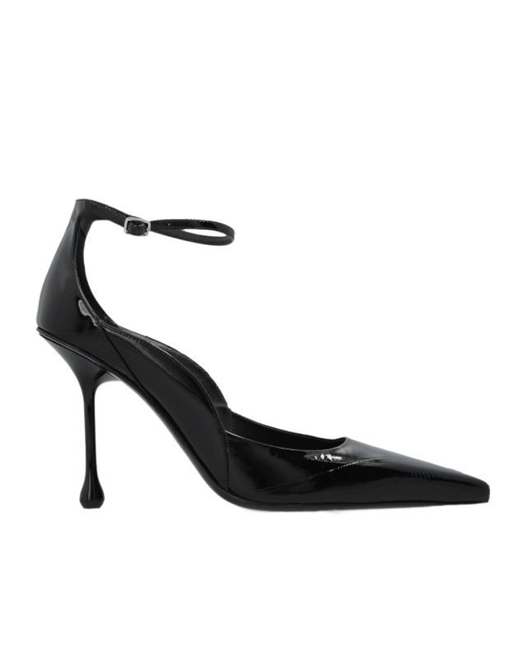 Jimmy Choo Black Quinci 95 Pumps