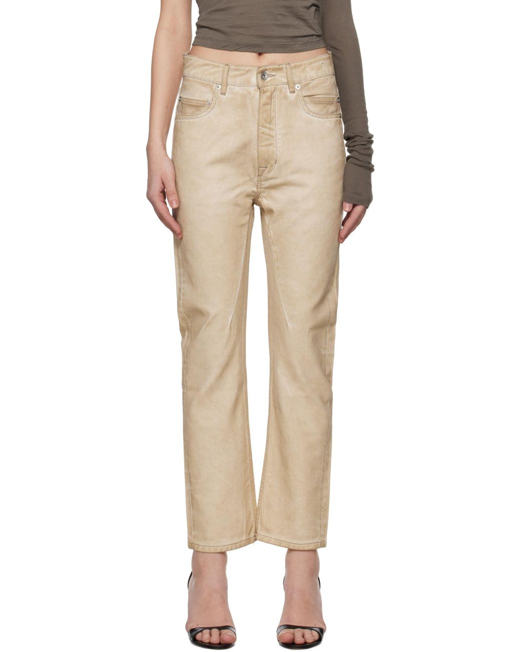 Rick Owens Natural Hollywood Vdd Jeans