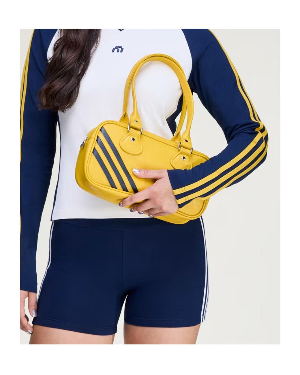Adidas Yellow Originals X Miaou Zipped Handbag