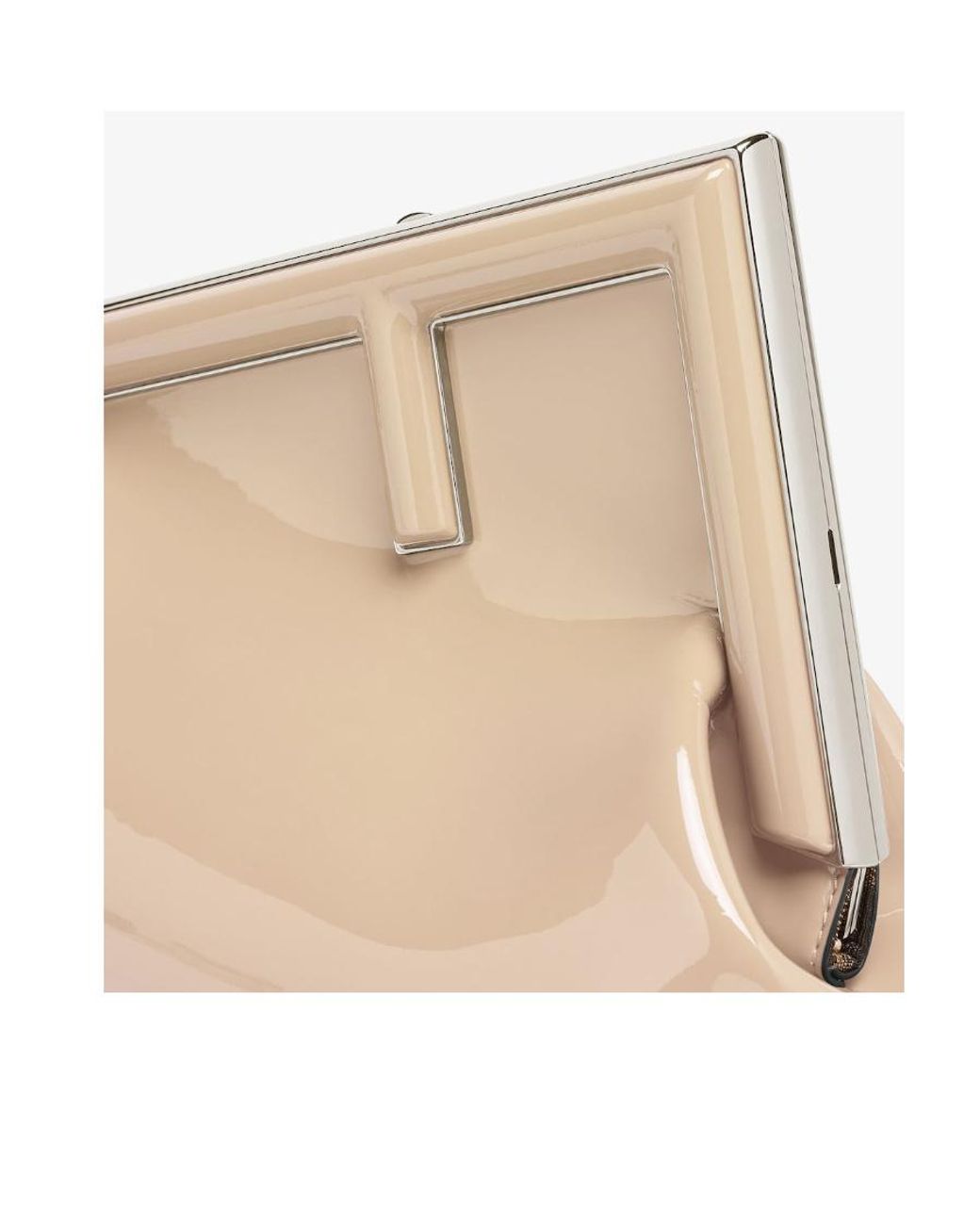 Fendi Natural First Midi Clutch Bag