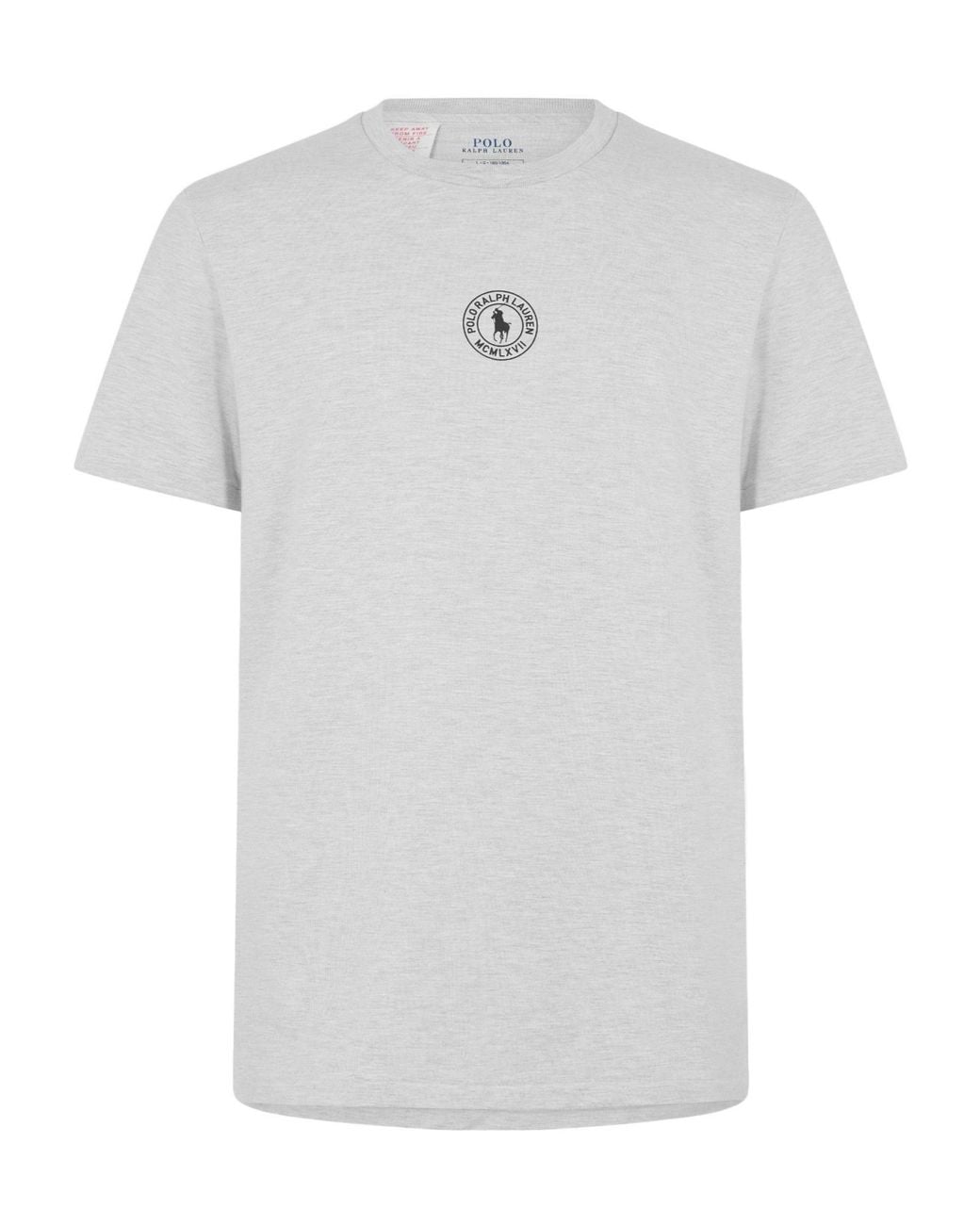 Polo Ralph Lauren White Minimalist Versatile Crew Neck T-Shirt for men