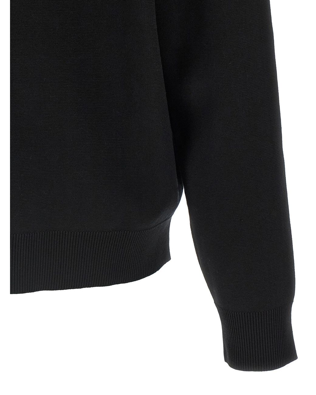 Gucci Black Logo Intarsia Knit Sweater for men