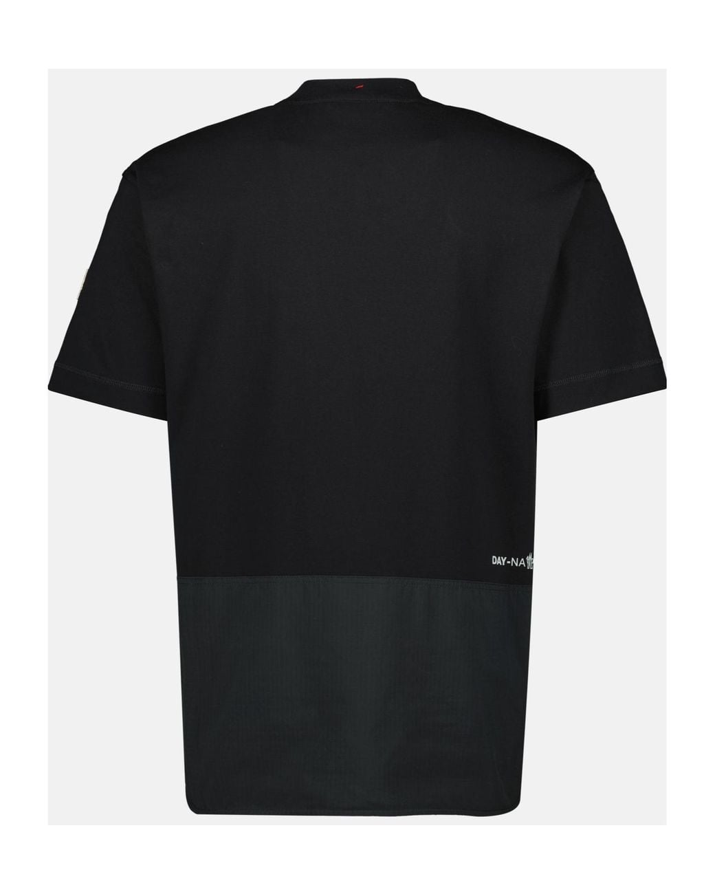 Moncler Black Grenoble Pocket Detailed T-Shirt for men