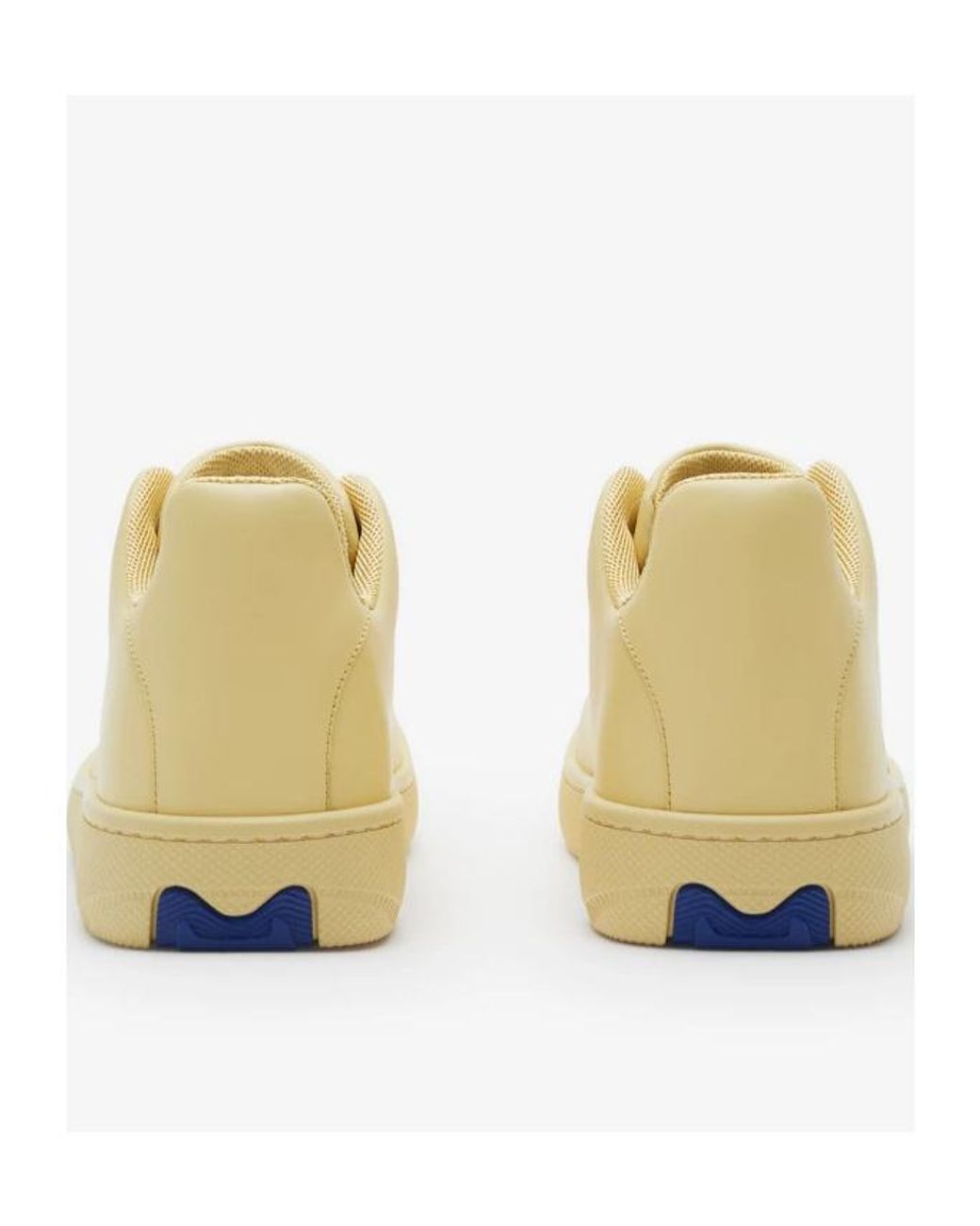 Burberry Yellow Bubble Lace-Up Sneakers
