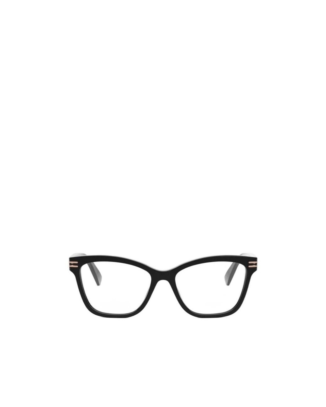 BVLGARI White Bulgari Cat-Eye Glasses