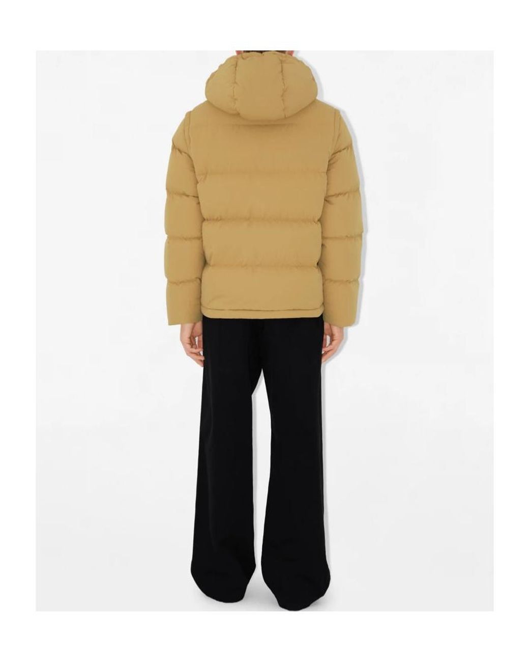Burberry Natural Logo-Patch Puffer Jacket for men