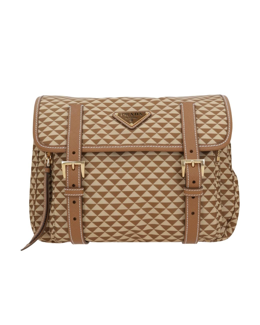 Prada Natural Re-Nylon Cross Body Bag