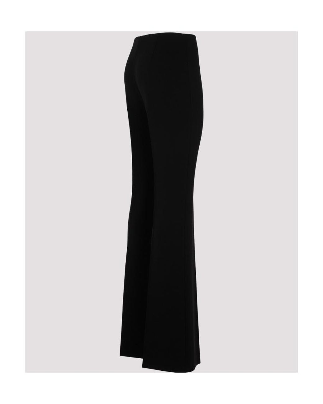Theory Black High-Waisted Flared Pants