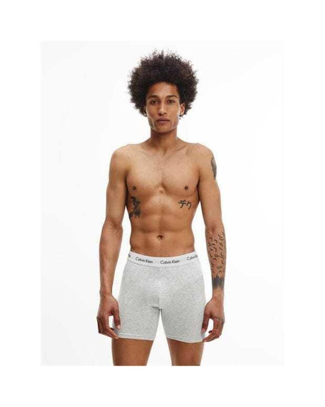 Calvin Klein Gray Logo Underwear for men