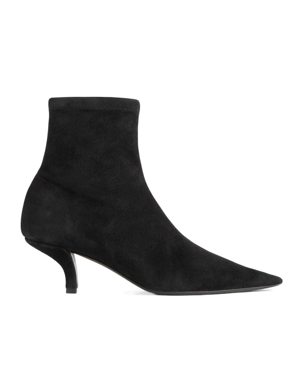 Totême Black Totême Pointed Toe Sock Boots