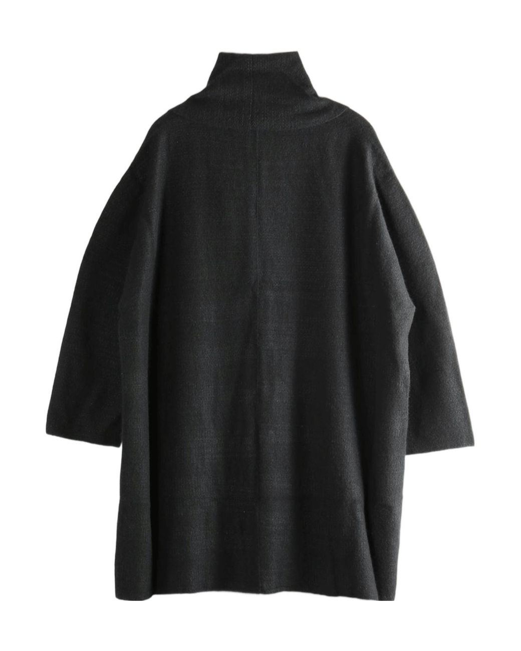 The Row Black Wide-Sleeve Coat
