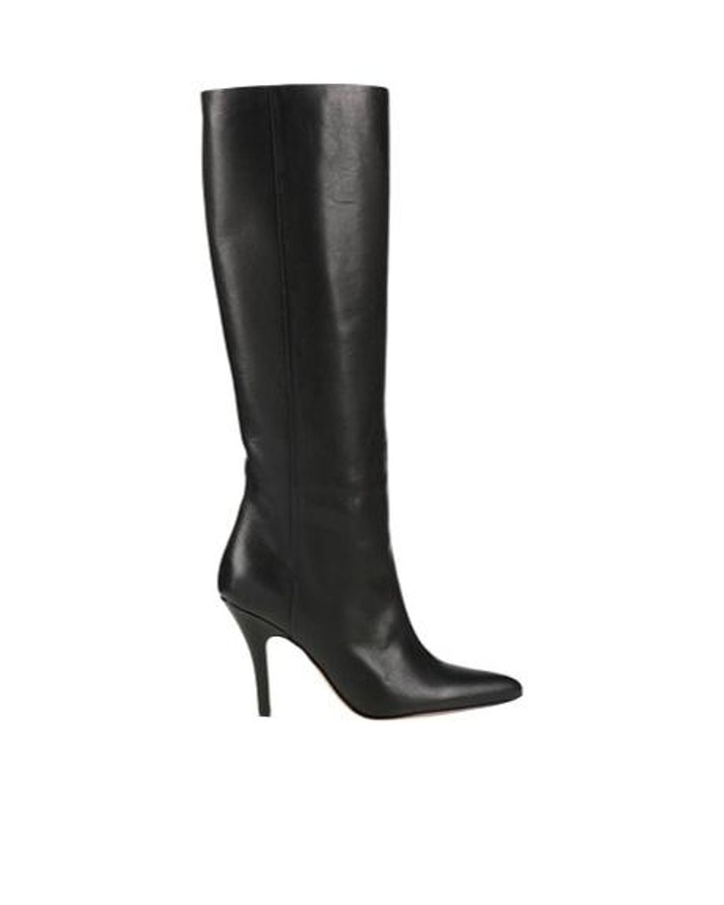 MM6 by Maison Margiela Black Simple Cowhide Boots
