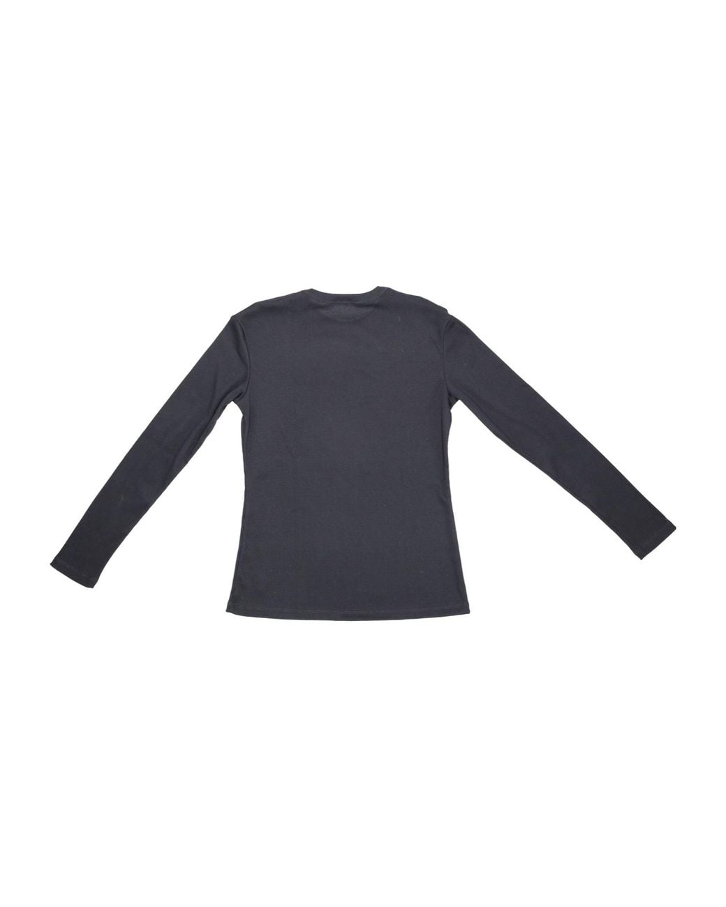 Lela Rose Blue Long-Sleeve T-Shirt