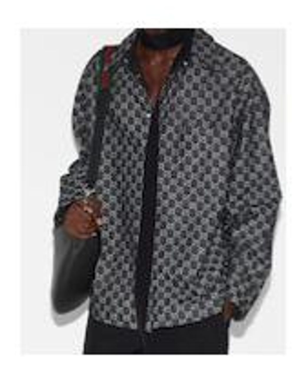 Gucci Black Reversible Long-Sleeve Denim Shirt for men