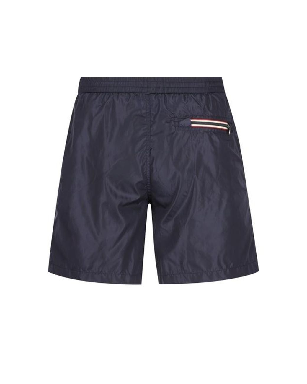 Moncler Blue Wide-Leg Swim Trunks for men