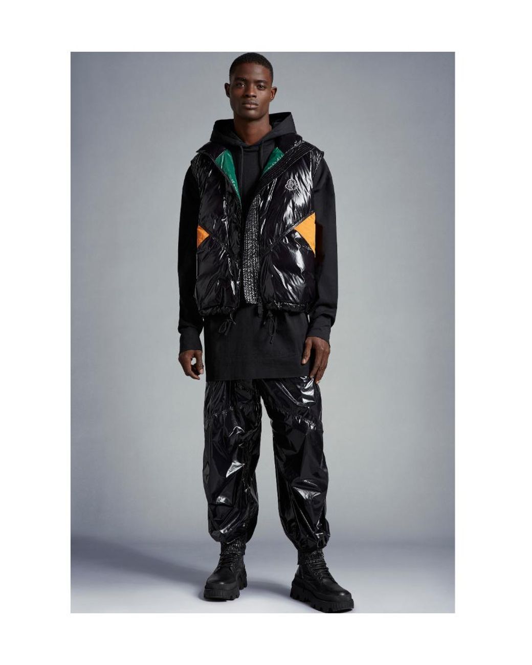 Moncler Black X Alicia Keys Padded Puffer Vest for men
