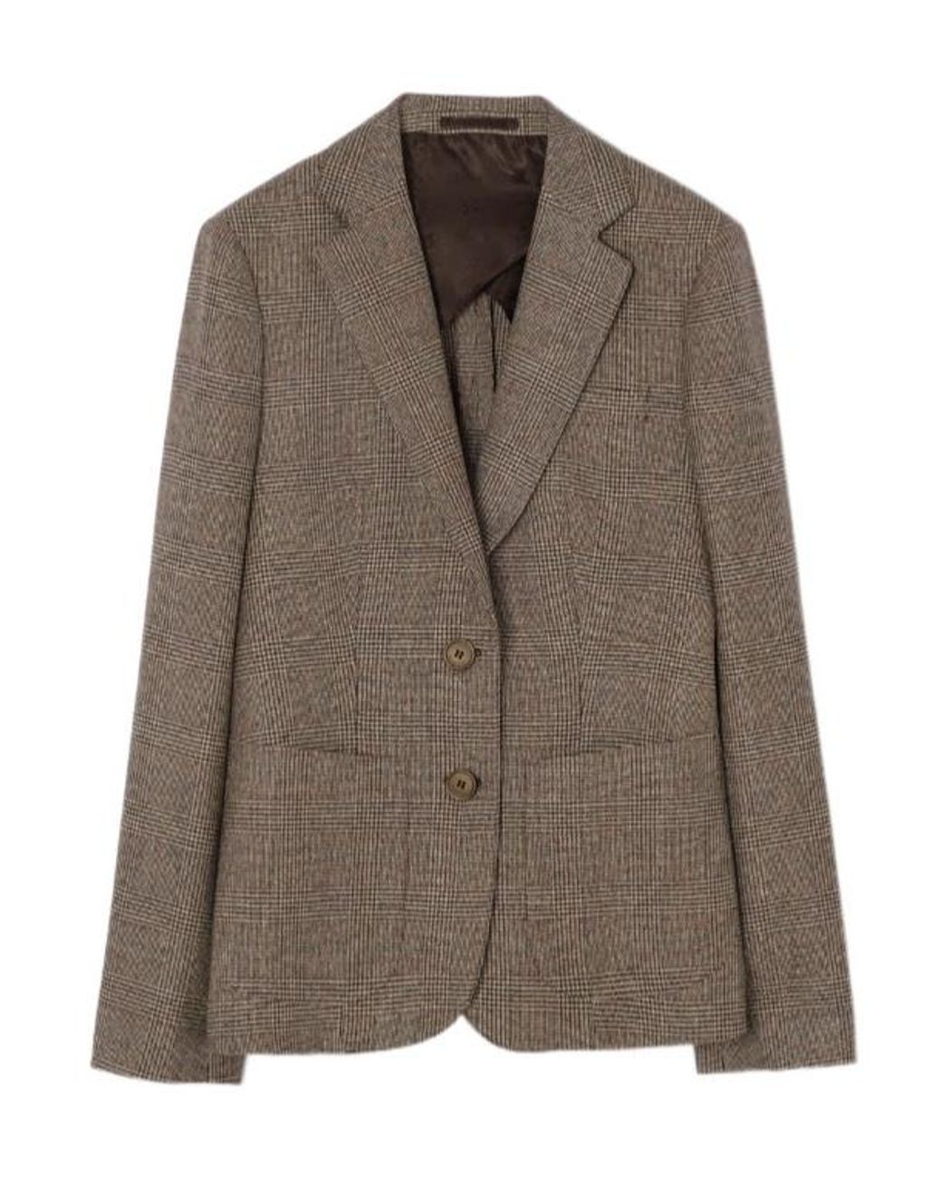Burberry Brown Single Breasted Tailored Jacket