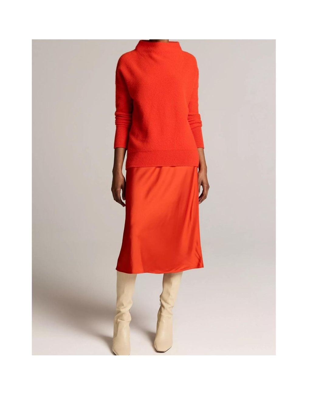 Vince Red Turtleneck Sweater