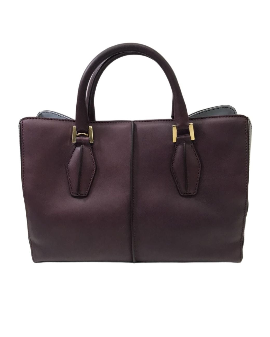 Tod's Purple Top Handle Shoulder Bag