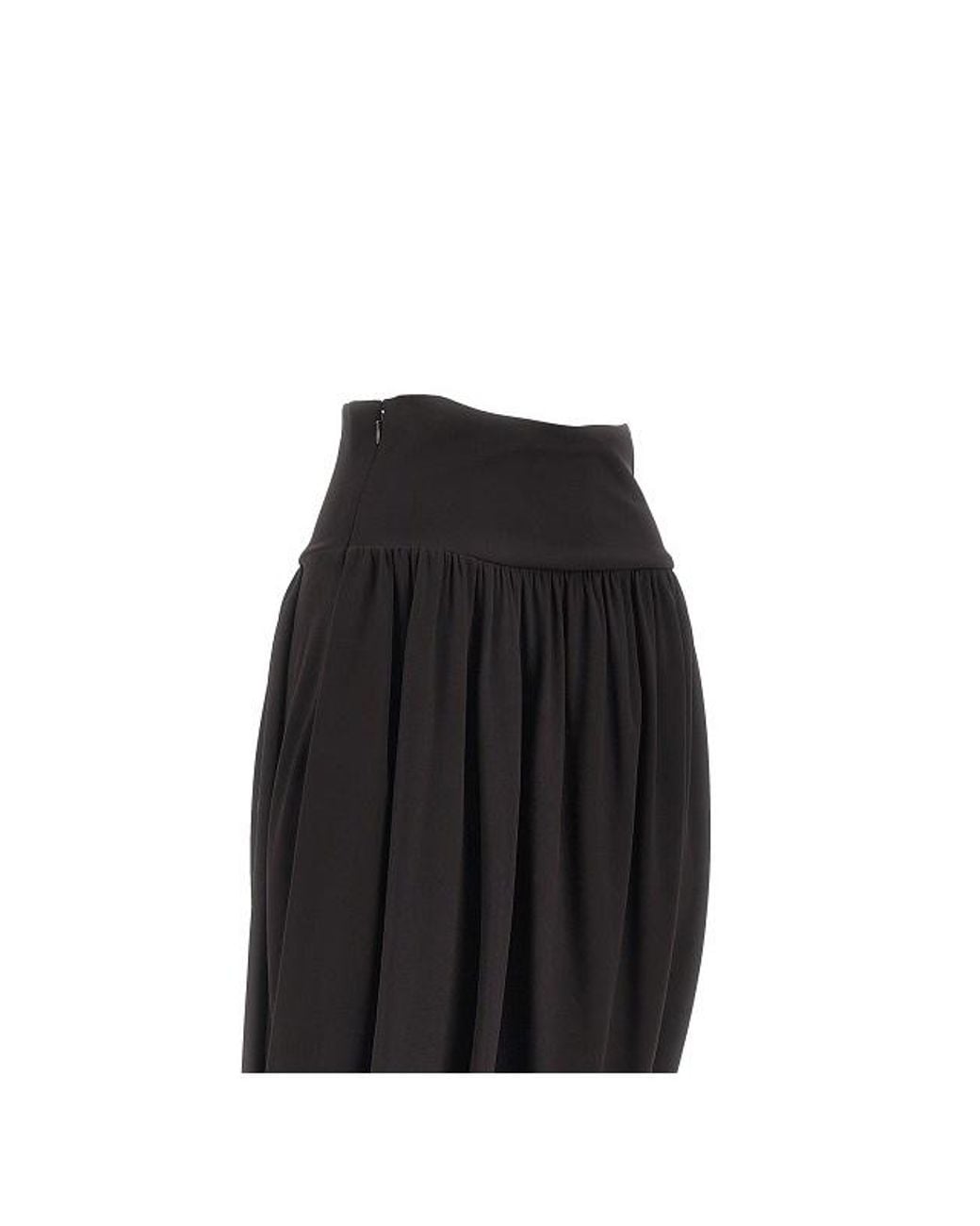 Alaïa Black Twisted Asymmetric Mini Skirt