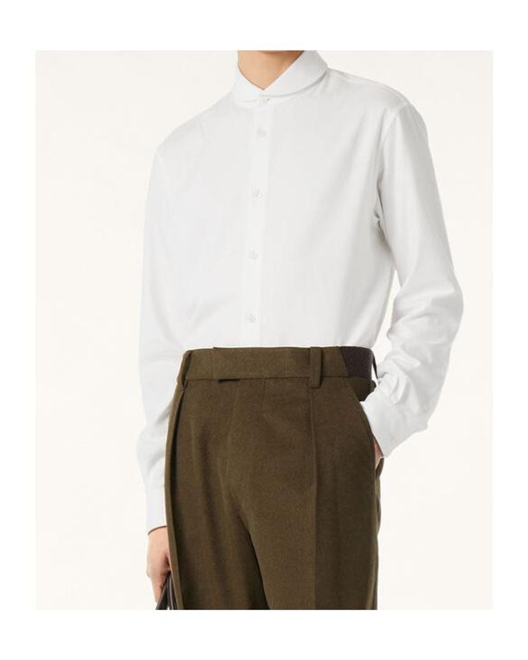 Loro Piana White Tarin Shirt for men