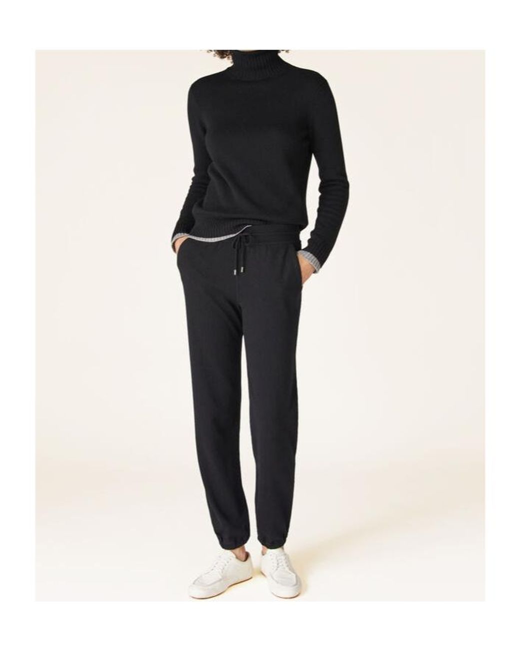 Loro Piana Black Merano Straight-Leg Tailored Trousers
