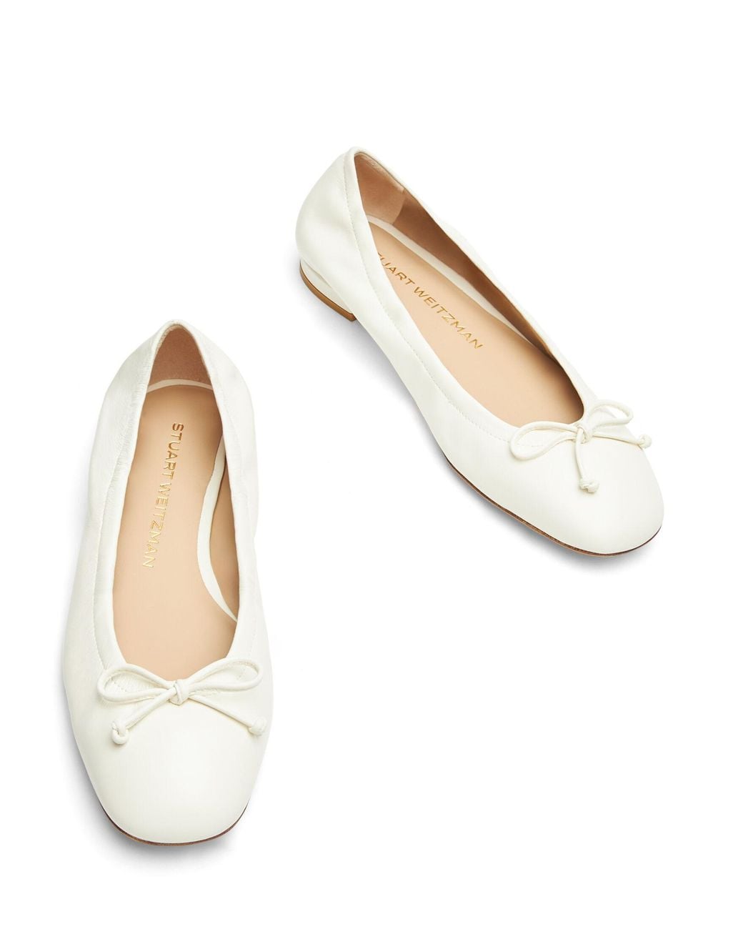 Stuart Weitzman Natural Bria Ballet Flats