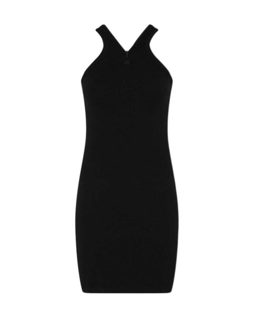 ワンピース Courreges Off Shoulder Dress Courreges Off-Shoulder Dress in Black | Lyst